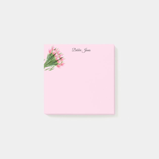 Post-it® Tulipes rose post-it-notes (Devant)