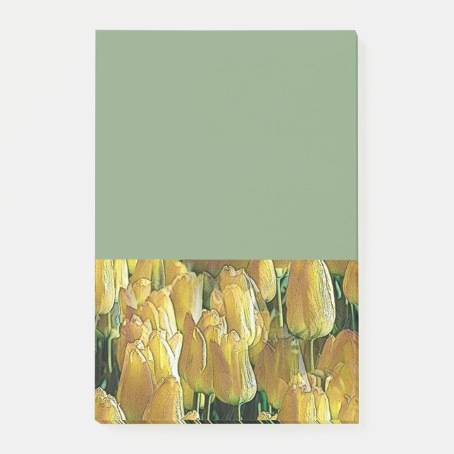 Post-it® Tulips Sunshine Yellow (Devant)