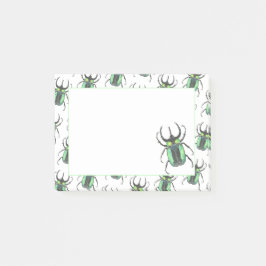 Post-it® Turquoise Atlas Aquarelle Beetle Log