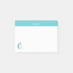 Post-it® Turquoise Je Me Sens Knitty, Oh So Knitty