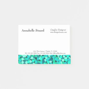 Post-it® Turquoise Moderne Minimaliste Vintage Feminine Gir