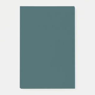Post-it® Turquoise noir solide