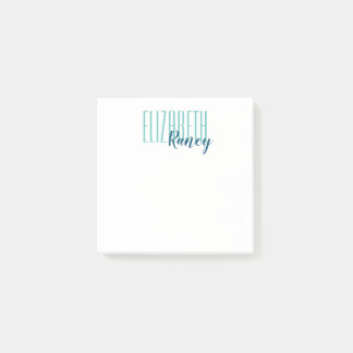 Post-it® Type de Gras simple Aqua Blue