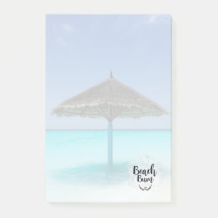 Post-it® Typographie de cloche de plage - Parapluie sur la