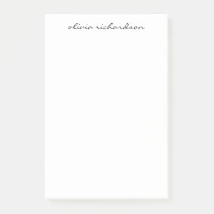 Post-it® Typographie De Script À La Main Simple Et Chic