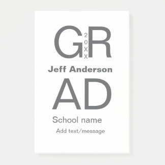 Post-it® Typographie moderne graduation simple minimum c