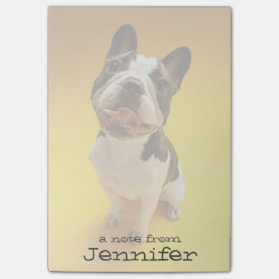 Post-it® Un chien de taureau français en quête