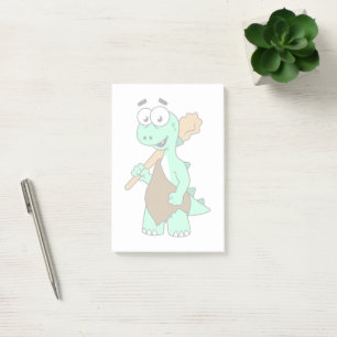 Post-it® Un Dessin Tyrannosaurus Rex Caveman.