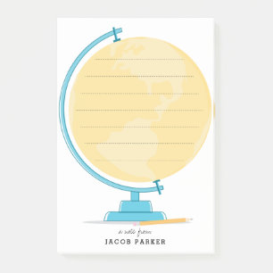 Post-it® Un globe Post It Notes