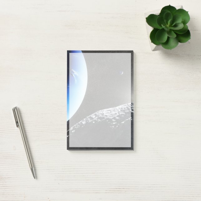 Post-it® Un Hippocamp de la minuscule lune de Neptune. (Bureau)