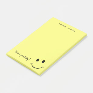Post-it® Un joli visage jaune personnalisé