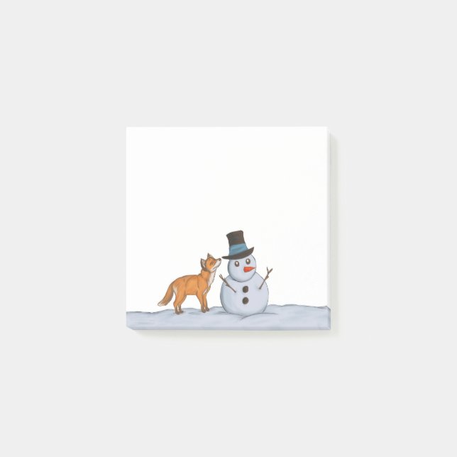 Post-it® Un Jour De Neige Calme (Devant)