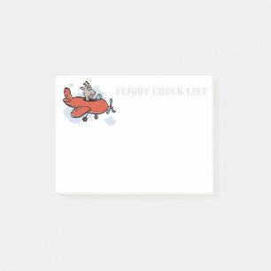 Post-it® une chèvre volant un avion