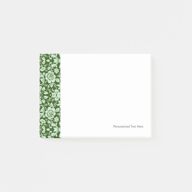 Post-it® Une damassé florale antique (Devant)
