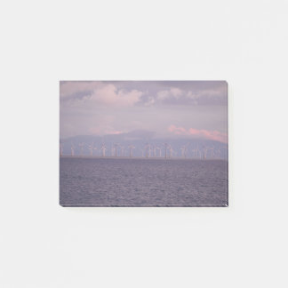 Post-it® Une Éolien Sur La Mer D'Irlande Près De Liverpool,