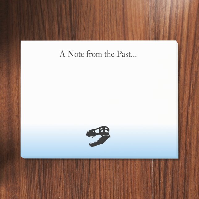 Post-it® Une note du passé - Post-its de dinosaure T. rex (Desk View)