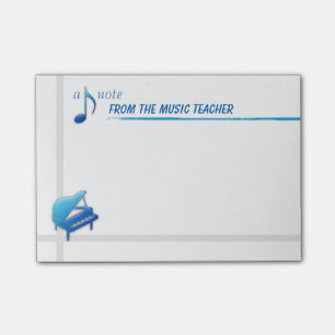 Post-it® Une note du professeur de musique (notes