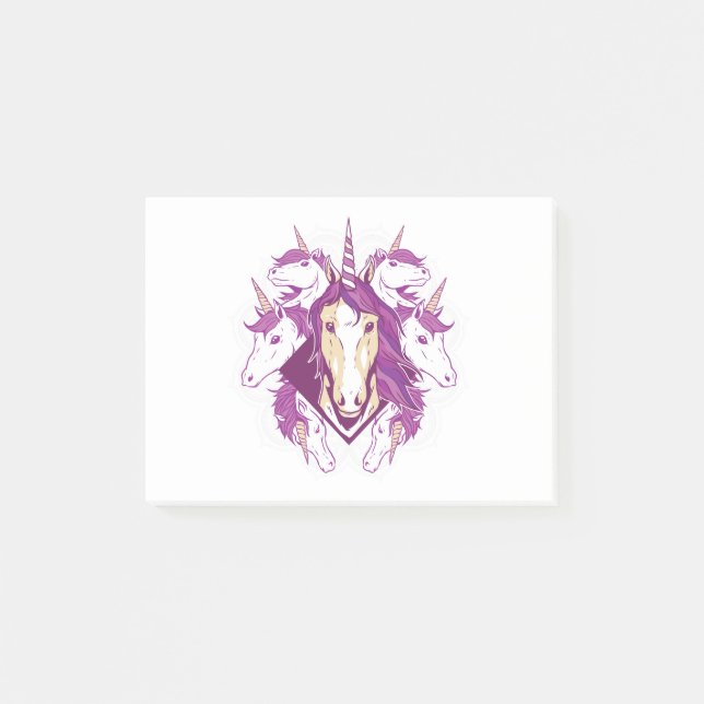 Post-it® Unicorn mandala (Devant)