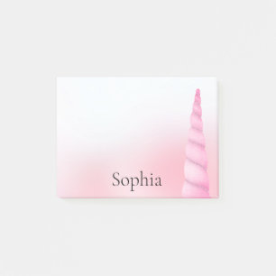 Post-it® Unicorne blanche rose