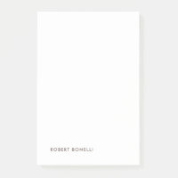 Unique Moderne Noir Blanc Votre Nom Minimaliste