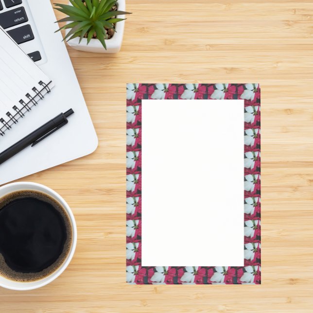 Post-it® Vacances Rouge et Blanc Varié Poinsettia (In Situ Desk)