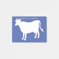 Vache drôle "Voici le pourpre de la Moo"