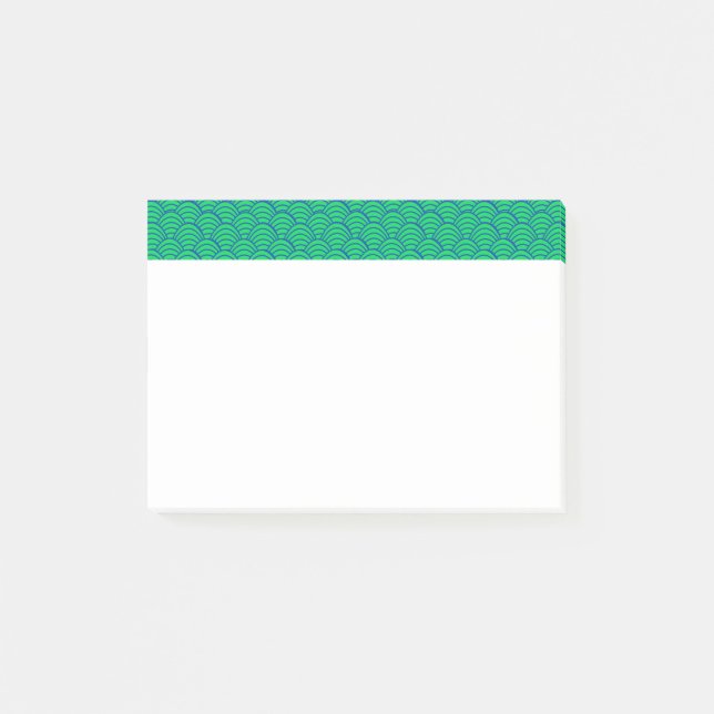 Post-it® Vagues bleues (Devant)