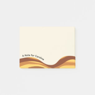 Post-it® Vagues dorées