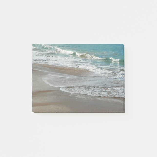 Post-it® Vagues sur la plage bleu turquoise Océan (Devant)