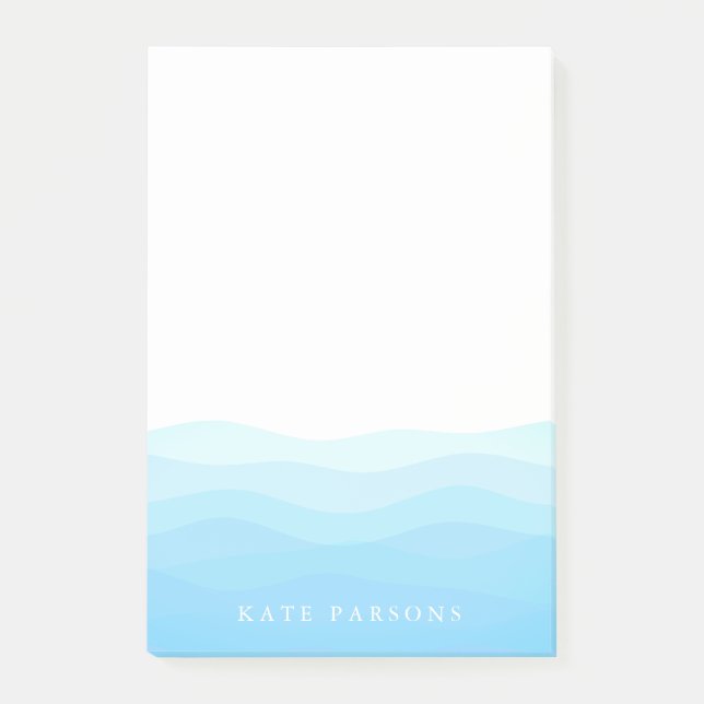 Post-it® Vagues tropicales modernes (Devant)