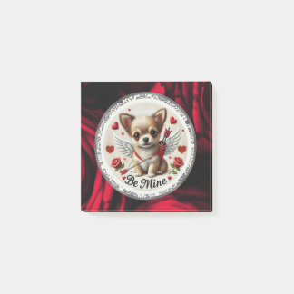Post-it® Valentine Angel Chihuahua Post-It Notes - Be Mine