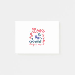 Post-it® Valentine Art Love Est Le Plus Proche