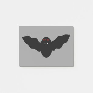 Post-it® Vampire Chat Face Bat Halloween Post it note Pad