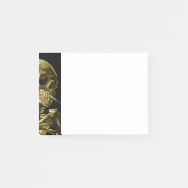 Post-it® Van Gogh Fumer du squelette (Devant)