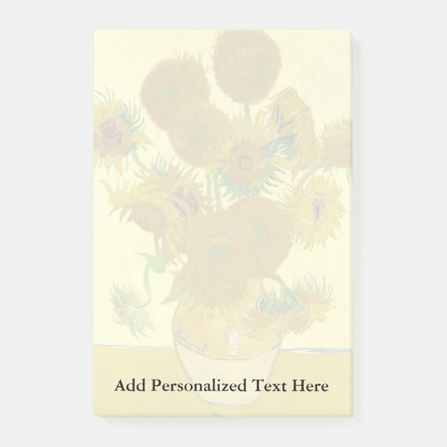 Post-it® Van Gogh| Tournesols| 1888 (Devant)