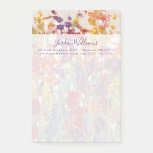 Post-it® Variété de fleurs