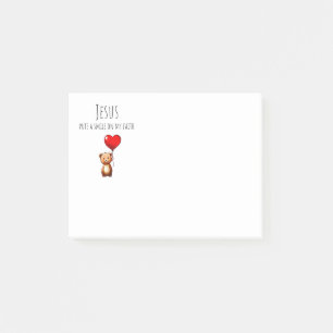 Post-it® VBS Jésus met un sourire sur ma foi - notes adhési