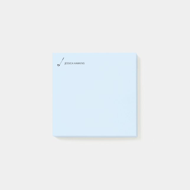 Post-it® Ventilateur de golf simple papeterie personnelle G (Devant)