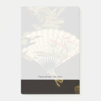 Ventilateur oriental criblé au design floral
