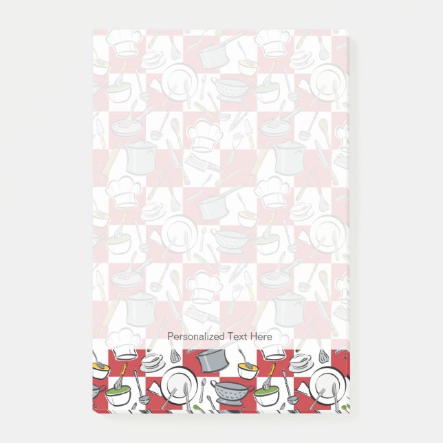 Post-it® Vérification des outils de cuisine (Devant)