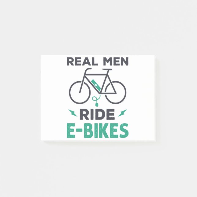 Post-it® Véritable Homme Circuler E-Vélos Vélo électrique (Devant)