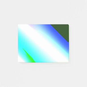 Post-it® Vert bleu arc-en-ciel texture abstraite motif art 