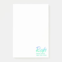 Vert-bleu iridescent et turquoise Reiki de *~*