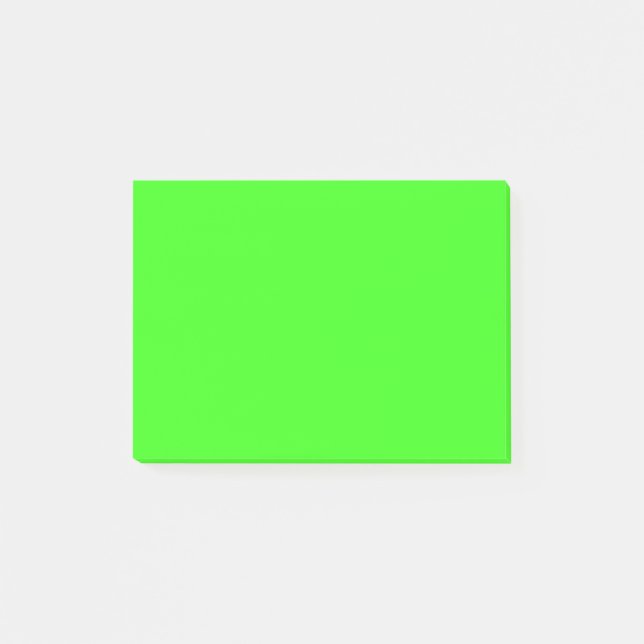 Post-it® vert néon couleur (Devant)