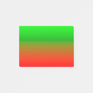 Post-it® Vert simple à rouge