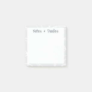Post-it® Vigne Tourbillonnante Abstraite Notes Modernes & G