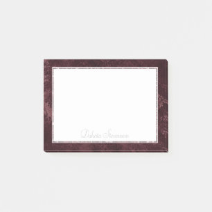 Post-it® Vin Velvety Damask Maroon Merlot Grunge Baroque