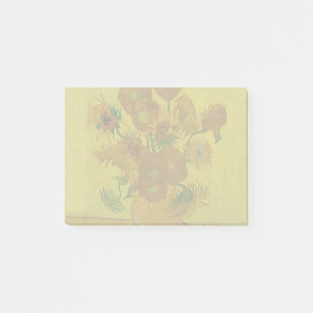 Post-it® Vincent Van Gogh 15 Peinture de tournesols (Devant)
