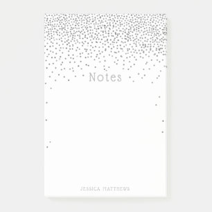 Post-it® Vintage Glam Silver Confetti