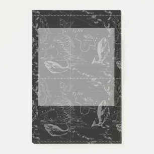 Post-it® Vintage Pisces Constellation Hevelius Engrèvement